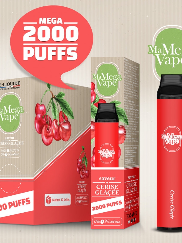 méga vape cerise glacé