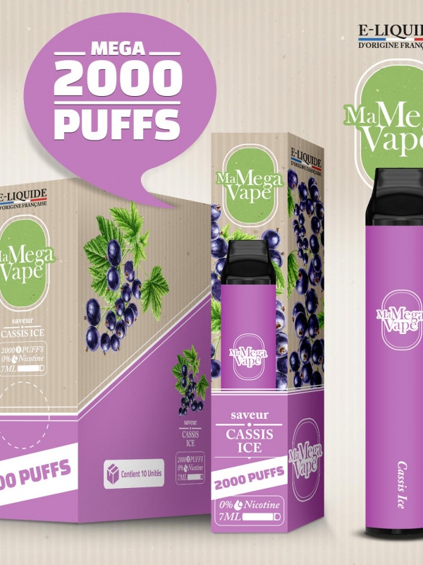 méga vape cassis glacé