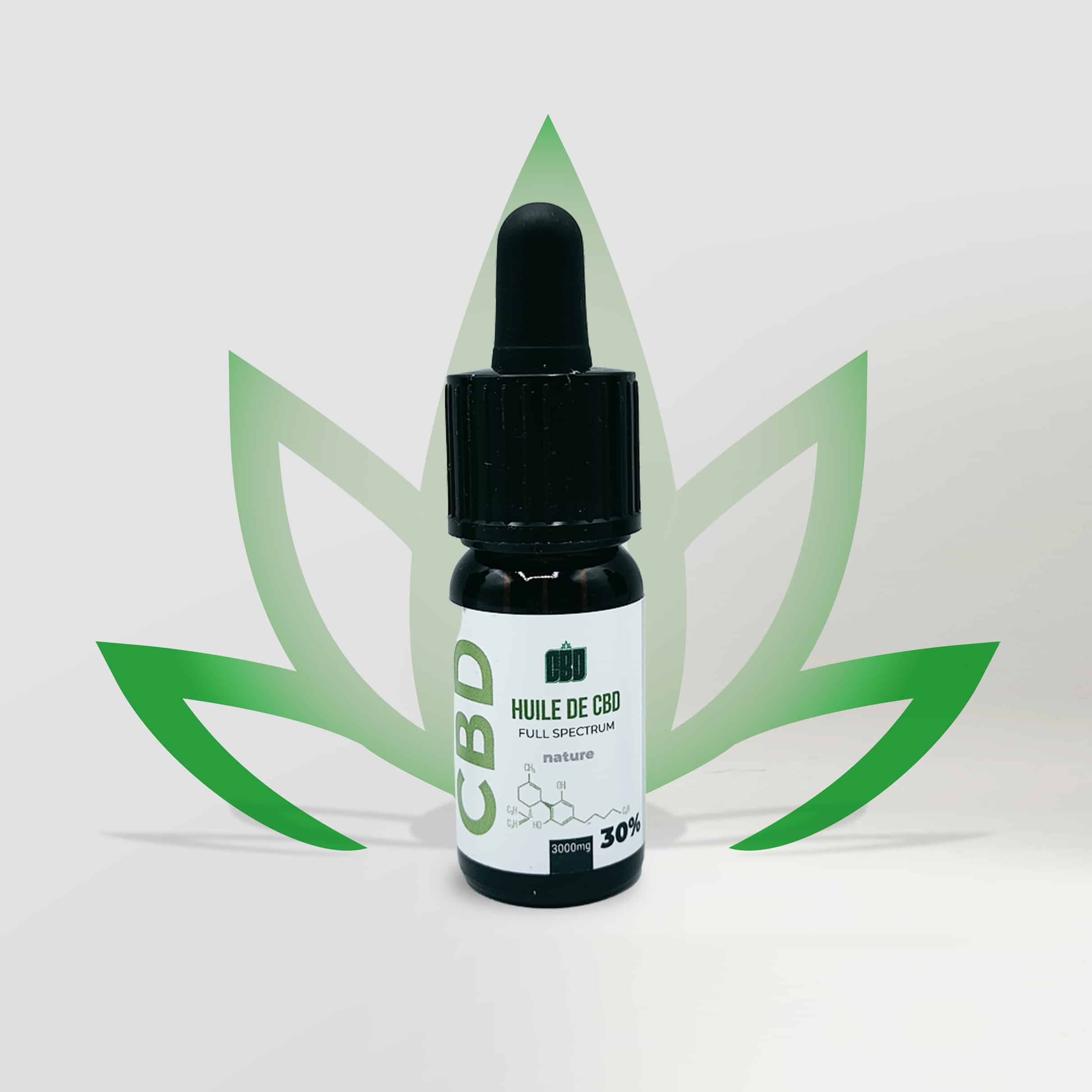 HUILE DE CBD AVEC HUILE MCT 30%